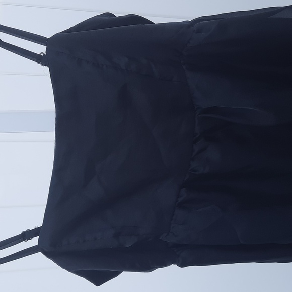 Wild Fable Women's Organza Midi Babydoll Dress, Black - Picture 4 of 16